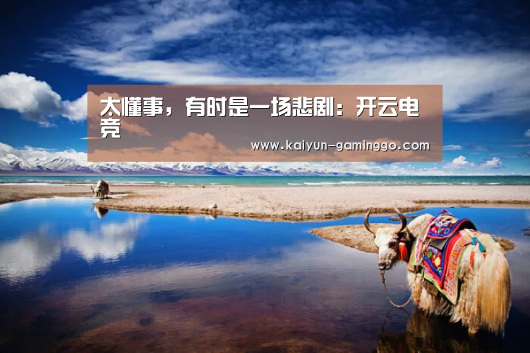 太懂事,有时是一场悲剧:开云电竞(图4) 开云官网