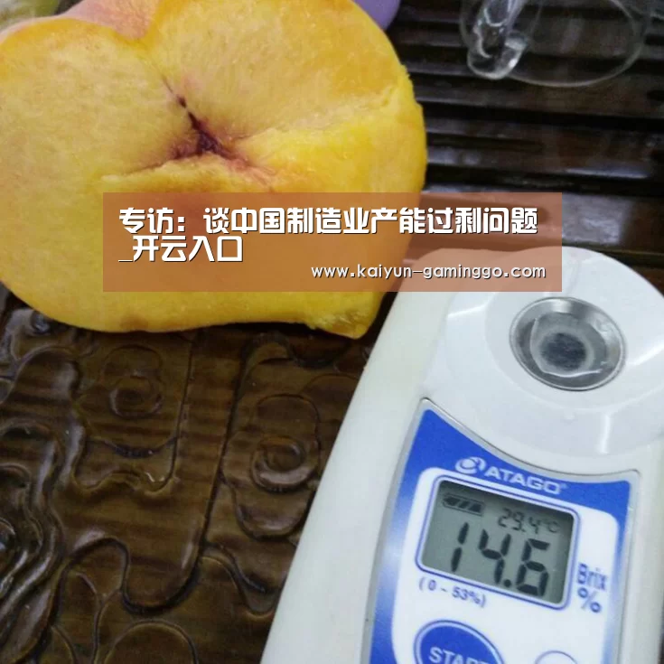 专访:谈中国制造业产能过剩问题_开云入口(图1) 开云电竞