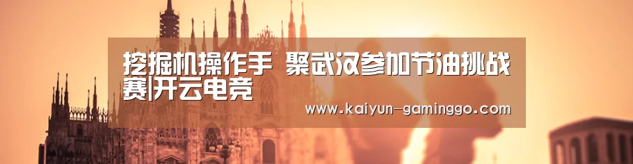挖掘机操作手 聚武汉参加节油挑战赛|开云电竞(图1) 开云电竞