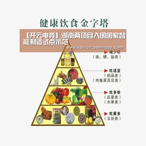 【开云电竞】湖南两项目入围国家智能制造试点示范(图3) 开云官网